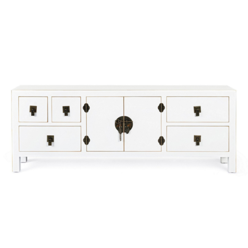 MOBILE PORTA TV 2A-5C PECHINO BIANCO