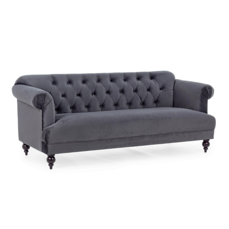 DIVANO 3P BLOSSOM GRIGIO