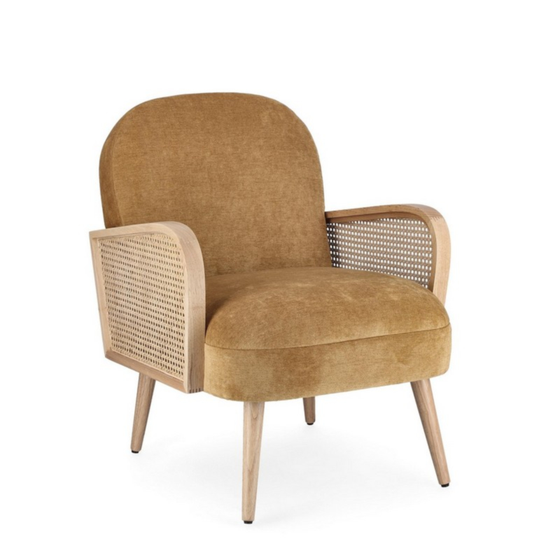 POLTRONA DALIDA MUSTARD